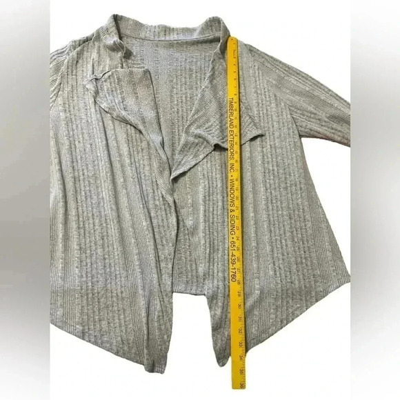 SHEIN LUNE Waterfall Collar Open Front Cardigan 4XL T-shirt not included. - Picture 7 of 10